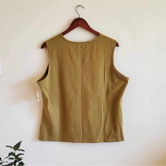 NWT J. Jill crossover sleeveless tank top size XL - Picture 5 of 6